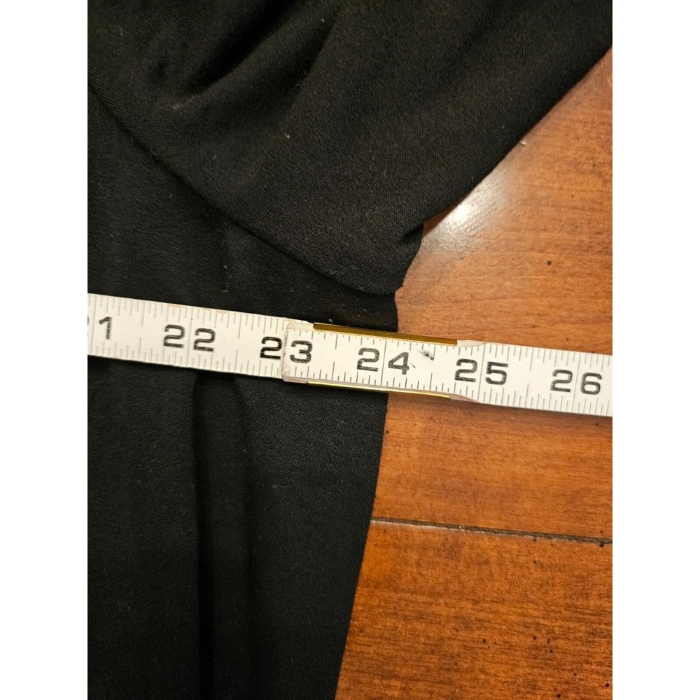 Lane Bryant dress size 18 black embroidered neckline‎ long sleeve MIDI - Picture 6 of 9